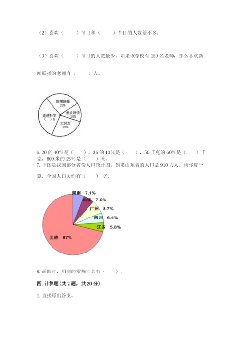 人教版六年级上册数学期末测试卷精品（各地真题）.docx