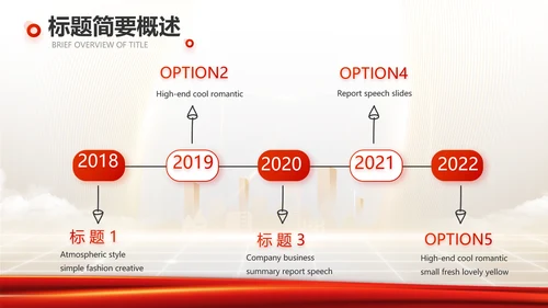 红色项目进度汇报介绍工作总结汇报PPT