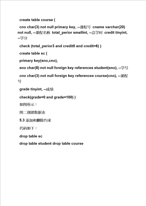 sql课程设计心得体会