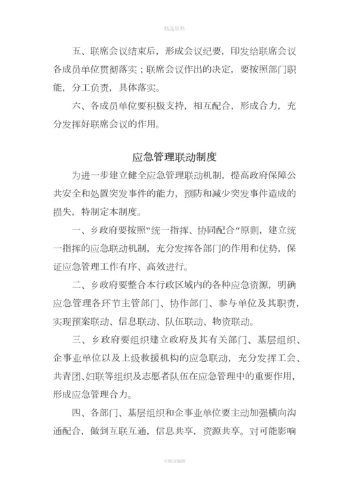 乡镇应急管理制度.docx