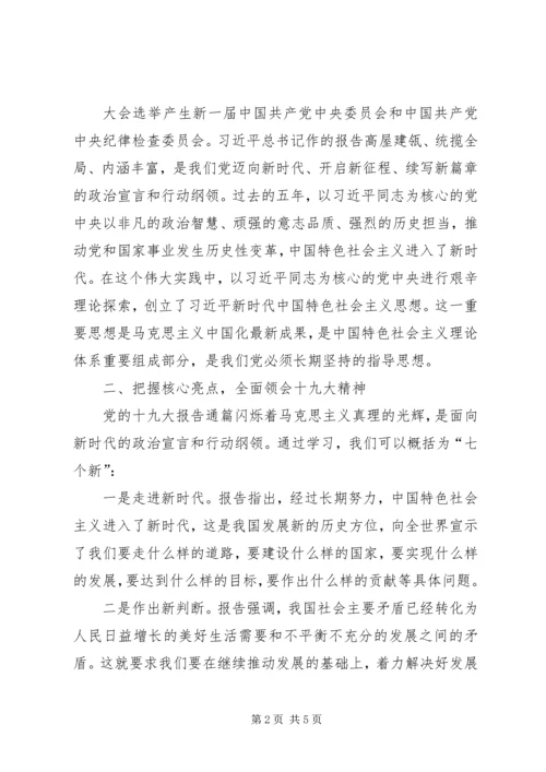 学习十九大精神心得体会(实用版) (2).docx