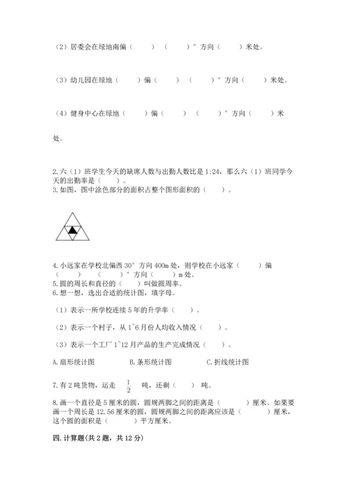 小学数学六年级上册期末卷附完整答案【网校专用】.docx