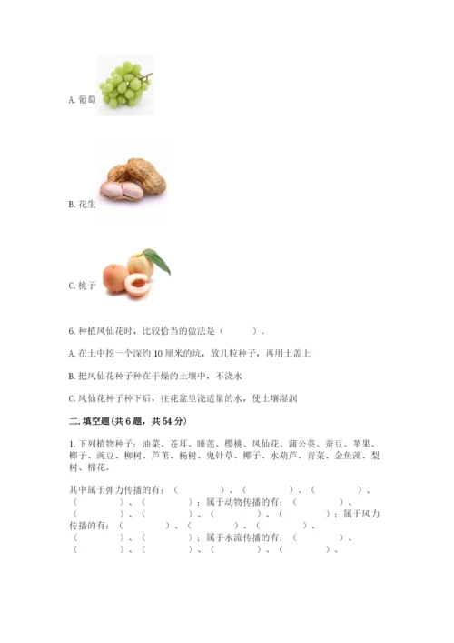 教科版四年级下册科学第一单元《植物的生长变化》测试卷【综合卷】.docx