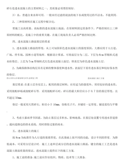 透水混凝土施工方案.docx