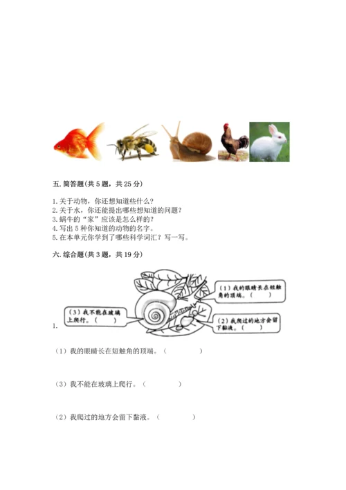 教科版一年级下册科学期末测试卷精品（典型题）.docx