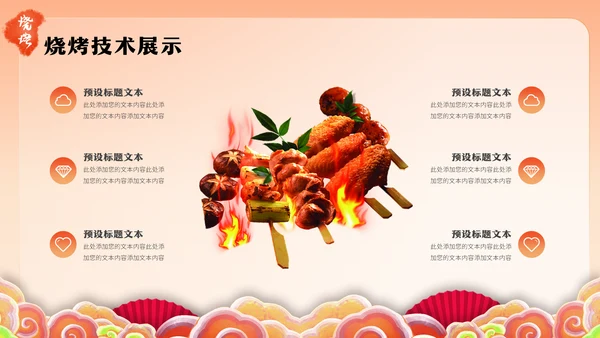 炎炎夏日烧烤活动，啤酒烧烤节通用PPT模板