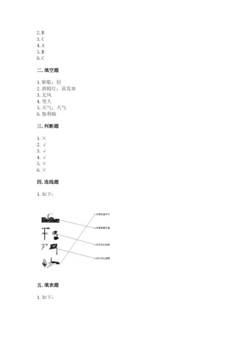 教科版三年级上册科学期末测试卷【名师推荐】.docx