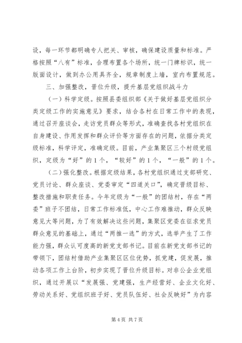 产业集聚区组织委员党建工作述职报告.docx