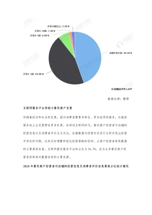 中国餐饮行业市场竞争格局及发展趋势分析-互联网科技将助力餐饮商户发展.docx