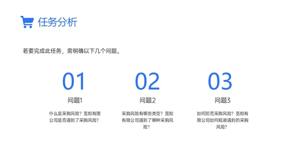 蓝色简约商务实拍采购风险控制PPT课件