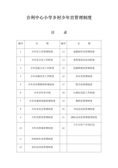 合利中心小学乡村少年宫管理新版制度.docx