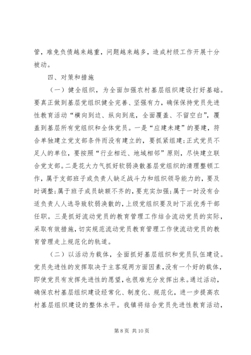乡镇基层党组织建设情况调研报告.docx