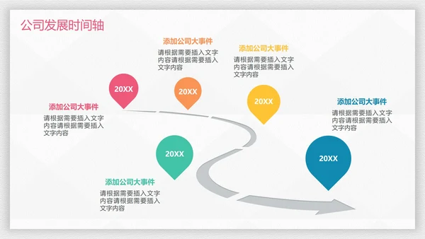 企业发展关系图PPT模板