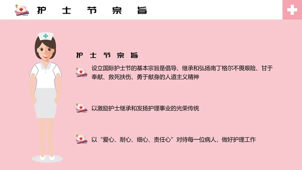 国际护士节主题班会PPT模板