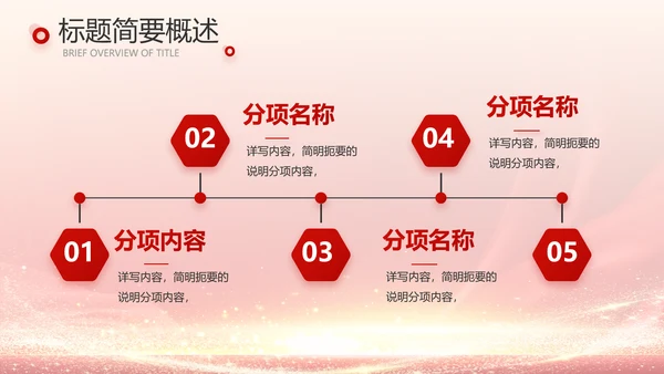 红色喜庆公司10周年庆ppt模板活动策划方案