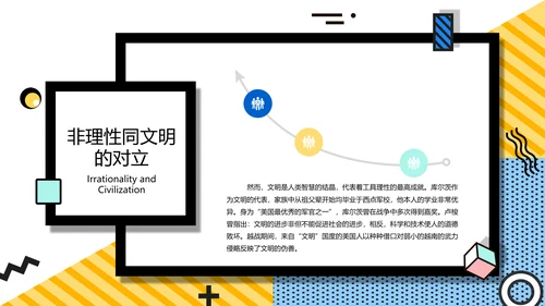 孟菲斯风简约学术论文答辩PPT