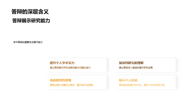 论文答辩艺术