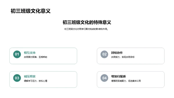 构建初三班级文化