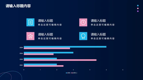 科技风年终工作总结PPT模板