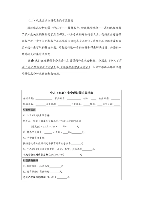 保险需求分析及设计解决专题方案正式员工版.docx