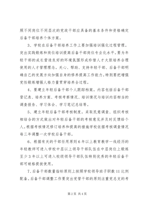 村(社区)党组织书记后备干部培养计划 (5).docx