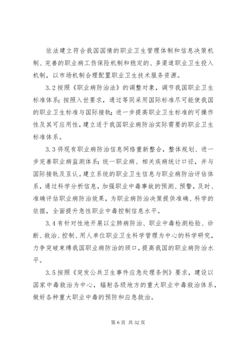 第一篇：我国职业病防治调研报告.docx