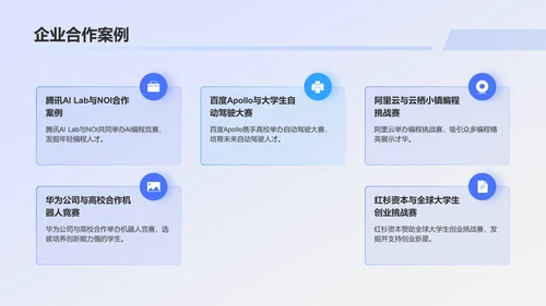 蓝色科技风机器人竞赛方案PPT模板