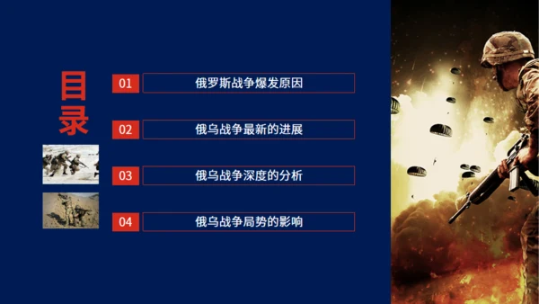现代战争俄乌冲突专题通用PPT模板