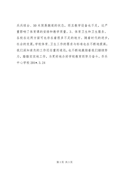 学校体育卫生工作自查报告 (4).docx