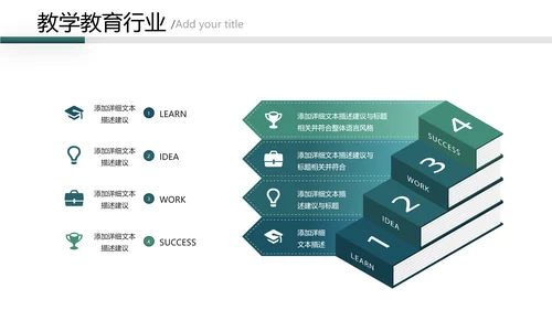 欧美风教育培训教学设计学校招生宣传ppt