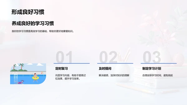 三年级学习方法讲解PPT模板