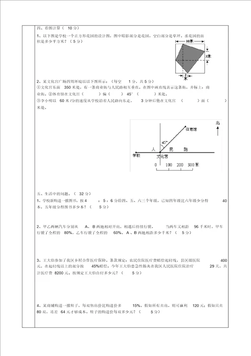 彭晓莹六年级奥数试题