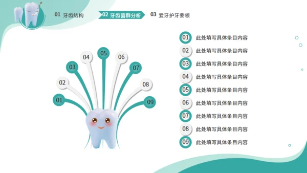 绿色简约国际爱牙日保护牙齿通用PPT模板