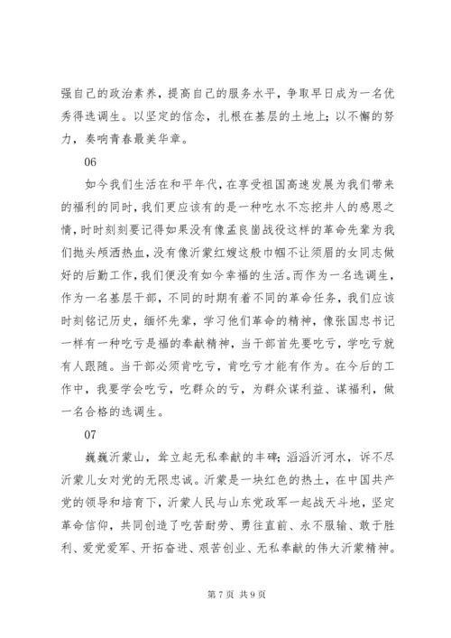 沂蒙精神心得体会范文模板8篇.docx