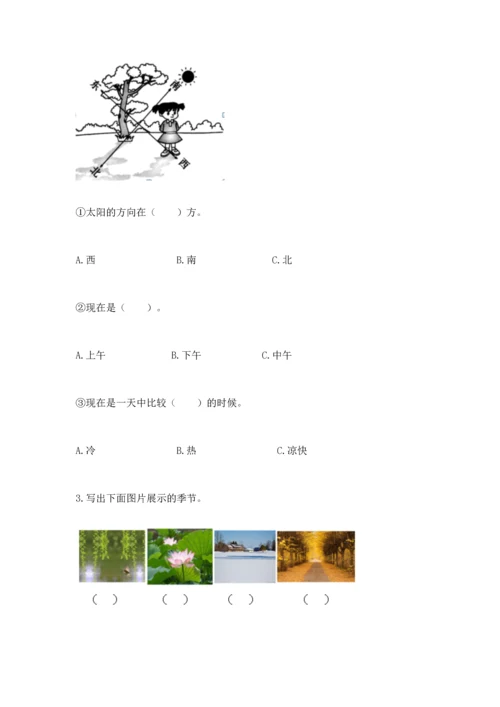 教科版二年级上册科学期末测试卷含完整答案【有一套】.docx