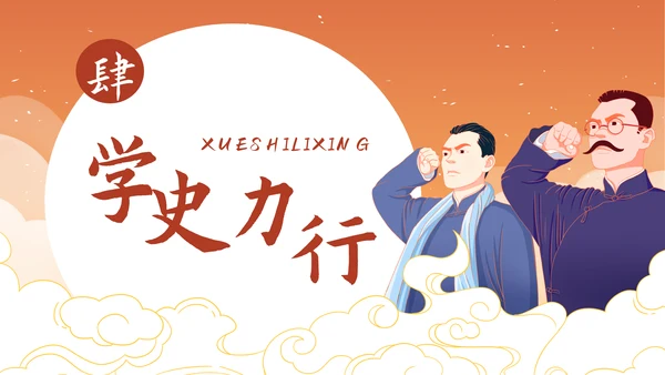 党史教学系列PPT党课模板