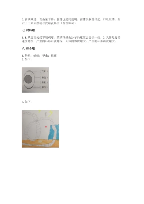 教科版科学三年级下册期末测试卷附参考答案（满分必刷）.docx