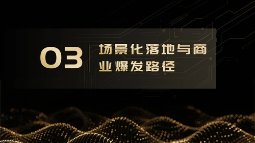 黑金奢华科技风创业创新PPT模板