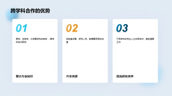 商务风生物医疗学术答辩PPT模板