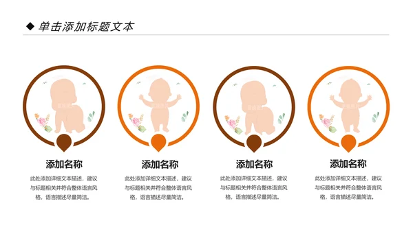 温馨新生儿母婴护理月子中心培训PPT模板