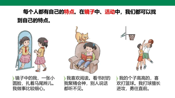 第1课 我是独特的（第一课时）课件