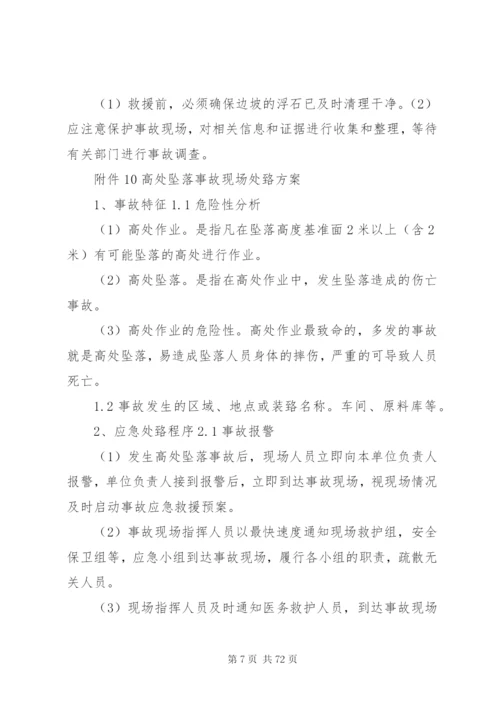 危险化学品企业安全生产事故现场处置方案.docx