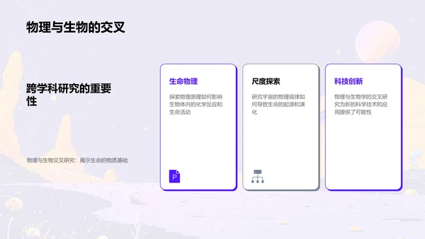 宇宙与生命探秘PPT模板