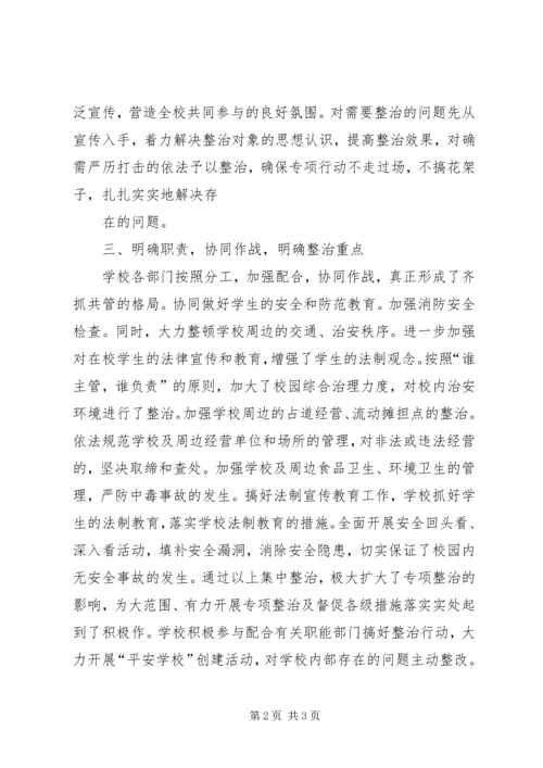 学校园周边环境治理工作汇报 (2).docx