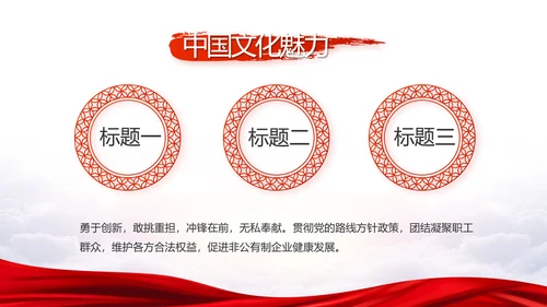 红色党建党支部年年终总结述职报告PPT