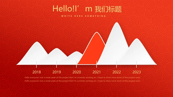 红色喜庆晚会节目单动态PPT