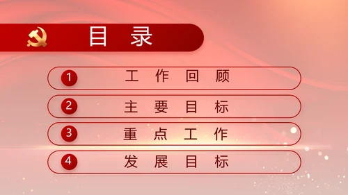 党支部党员大会年终工作总结汇报PPT