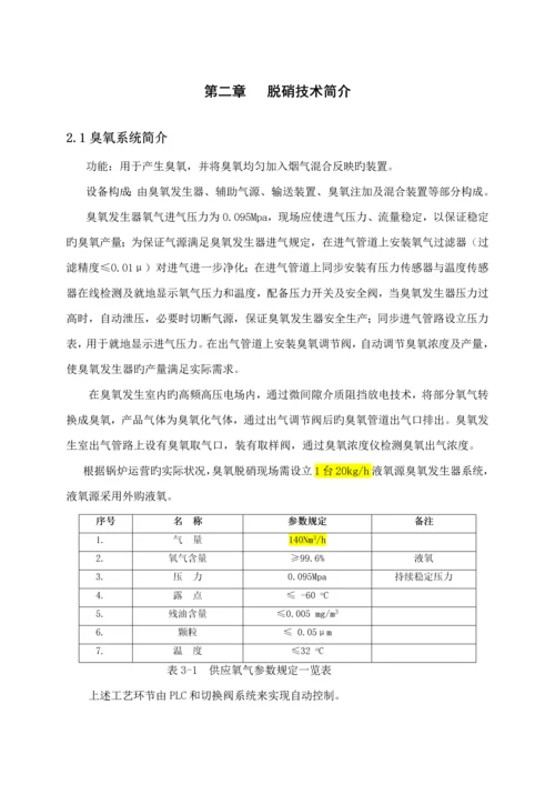 th链条炉脱硝重点技术专题方案.docx