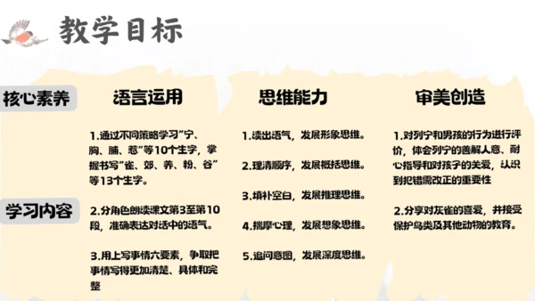 三年级语文上册灰雀说课课件