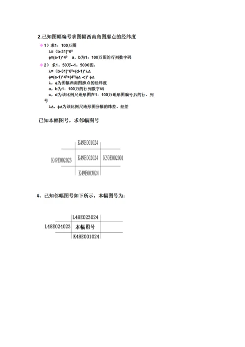 2023年地图学知识点整理.docx